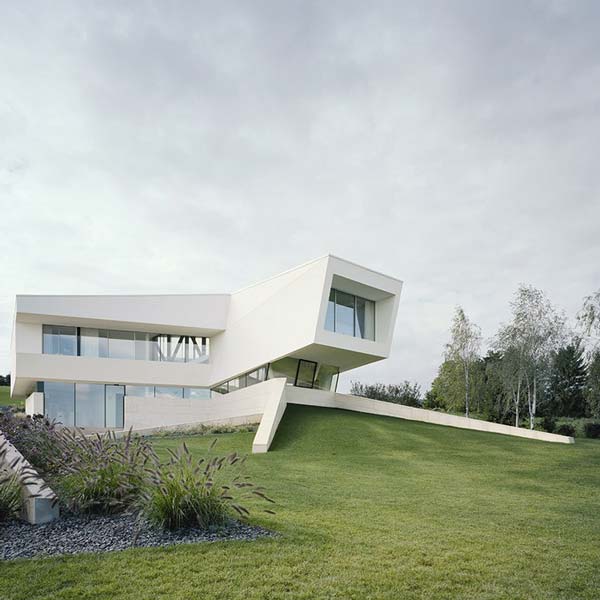 Futuristická vila v Rakousku